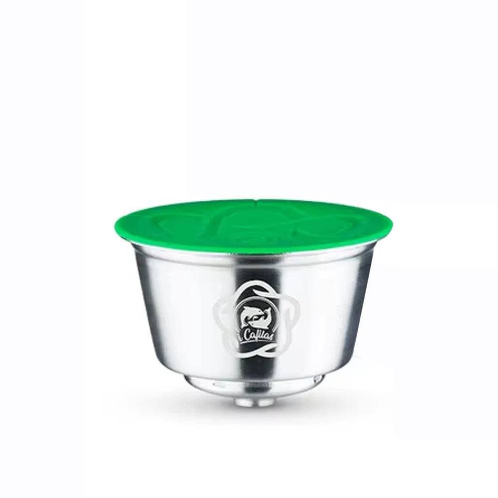 Reusable coffee capsules for Dolce Gusto refillable capsule espresso filter stainless steel filter box iCafilas