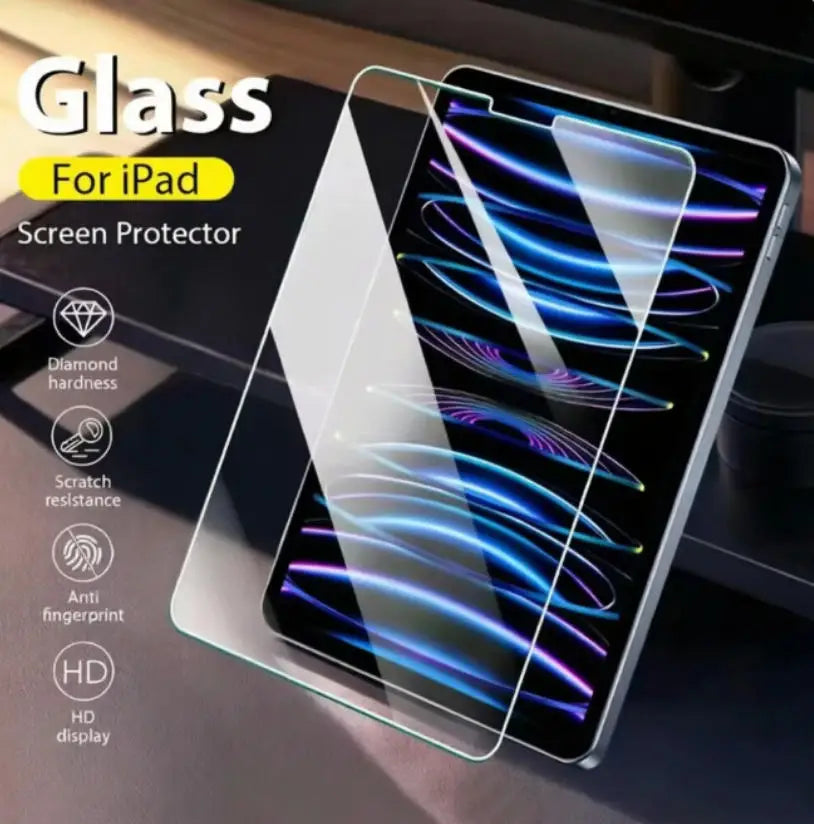 2PCS Tempered Glass For Ipad Pro11 13 2024 10th Gen 10.9 Screen Protector Pro3 4 5 6 12.9 Generacion Mini 2 3 4 5 6 Film