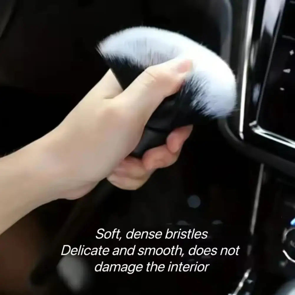 Car Detailing Brush Set Soft Fiber Interior Cleaning Kit Electrostatic Dust Removal Tools Car Wash Accessories Detailing Brushes