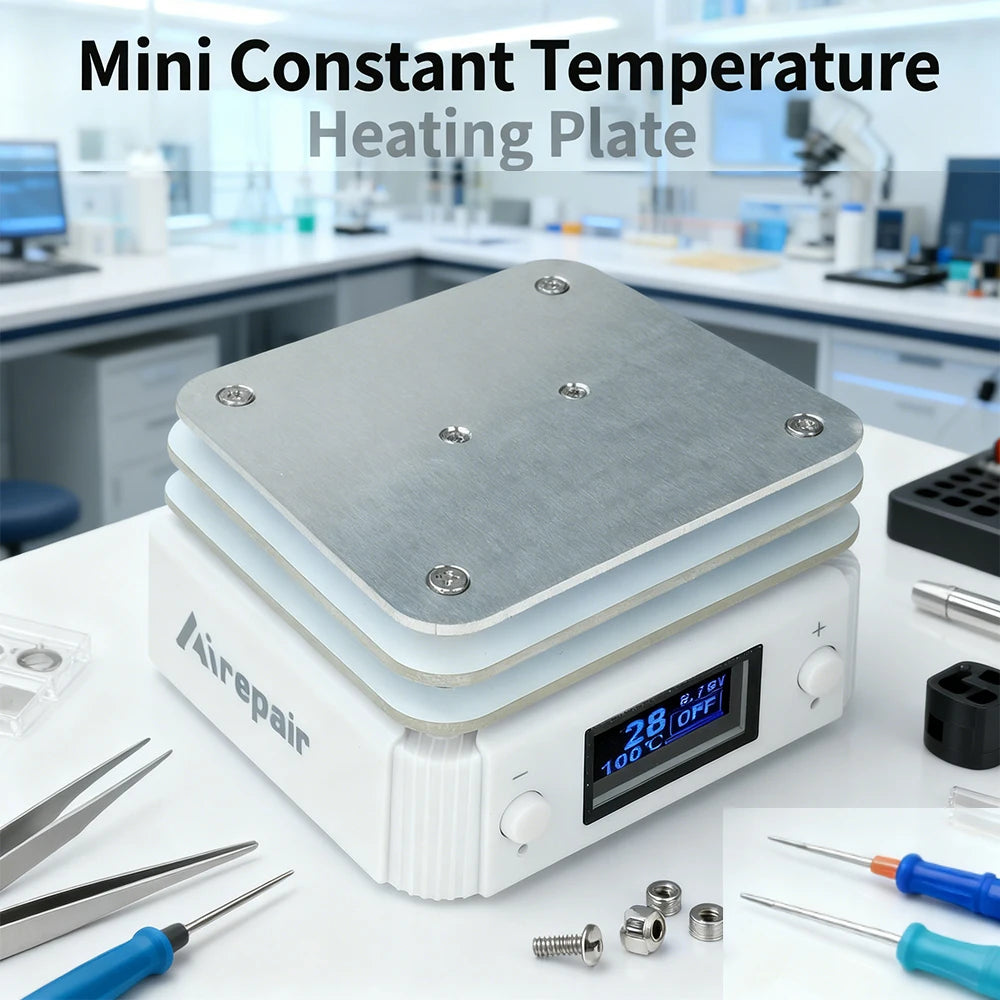 PD65W Mini Hot Plate PCB SMD Board Soldering Plate Adjustable Constant Temperature Heating Tool Preheating Station Repair Tools