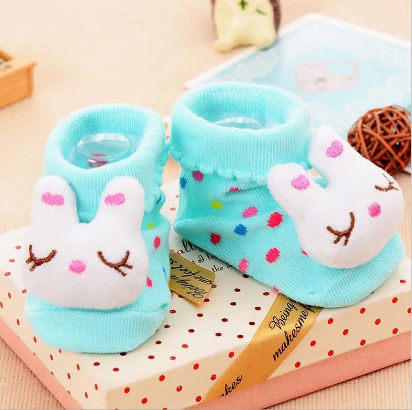 Baby Socks Toy Slipper Girls Boys Newborn Accessories Anti Slip Animal Kids Toddlers Gift Clothes Infant Stuff Children Bear