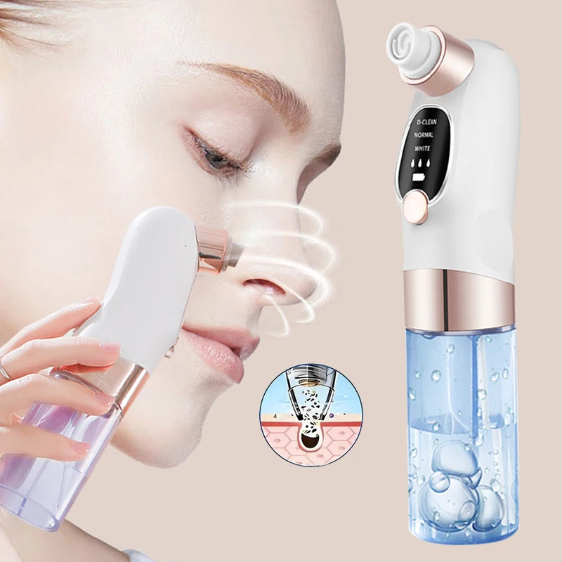USB Charging Blackhead Cleaning and Beauty Device, Portable Facial Pore Cleaner, Gentle and Safe Cleaning