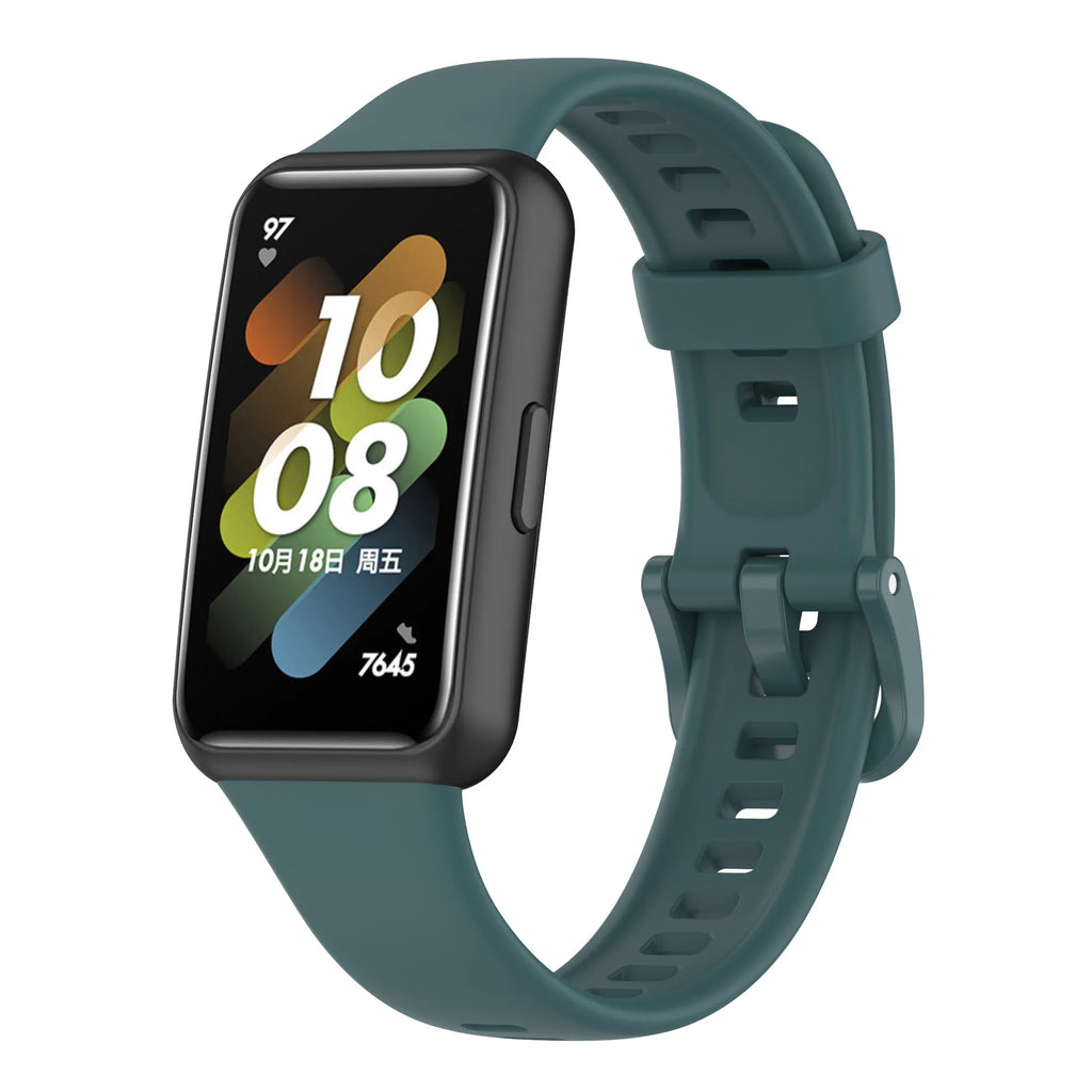 Silicone Band for Huawei Band 7 Strap 45mm Correa Bracelet Huawei Band Series 7 45mm Strap Watch Protective Accessories