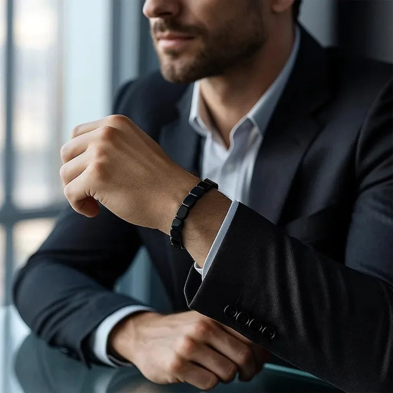 2026 New Hematite Bracelet Men, Hematite Bracelet, Naturally Support T-Levels, Restore Confidence, Nhance Mental Clarity & Focus