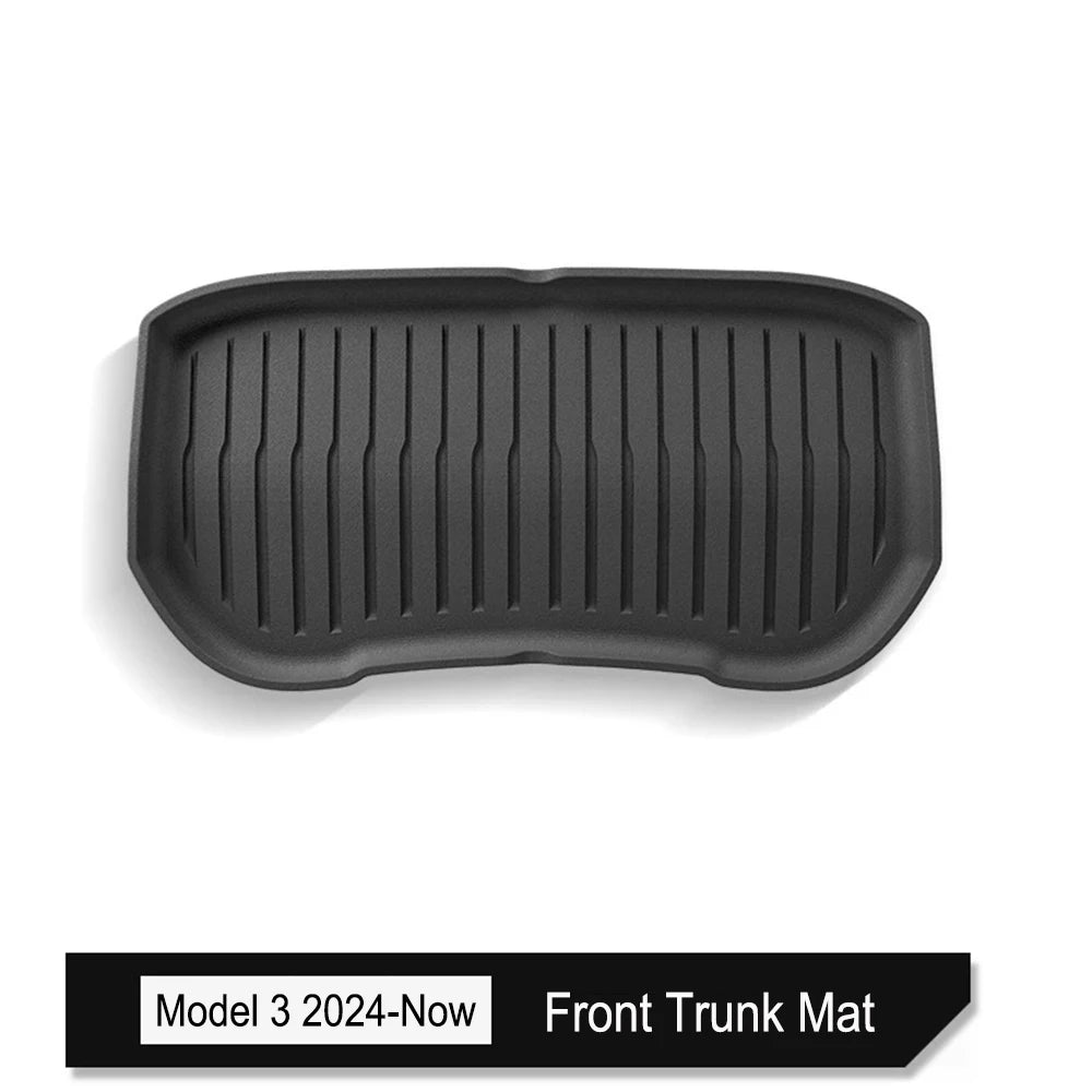 For Tesla Model 3 2026 2025 2024 Front Rear Trunk Mat Back Seat Backrest Protective Pads Cargo Liner Anti Dirty Mat Accessories