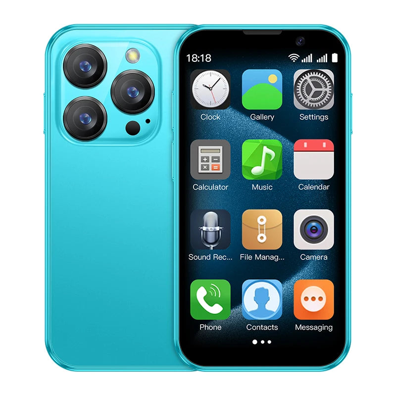 SOYES XS18 Pro Mini Smart Phone Android 8.1 Face ID 2GB RAM 16GB ROM Facial Recognition 3.0" Screen Dual SIM 3G Small Phone