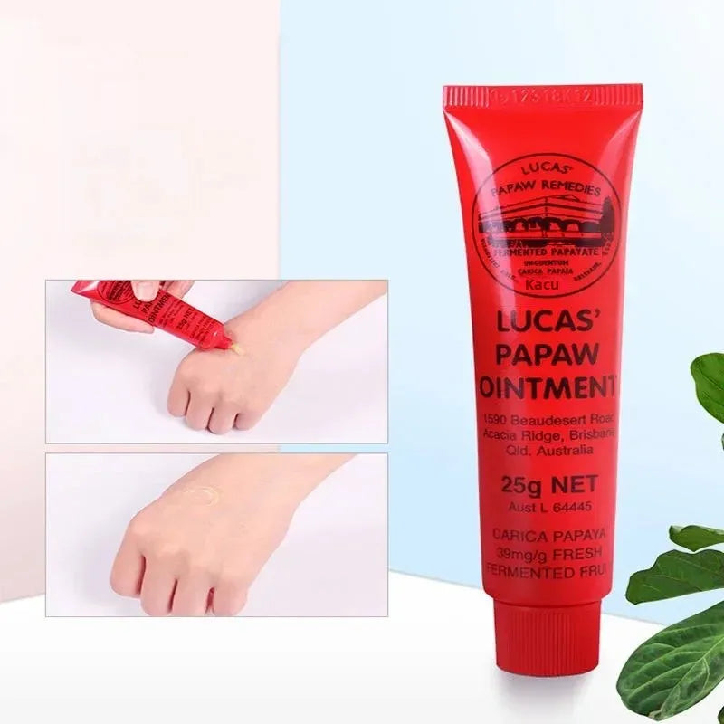 Lucas Papaw Ointment Multifunctional Lip Protector Hydrating Lip Balm Diaper Natural Plant Cream Papaya Cream Korean Cosmetics