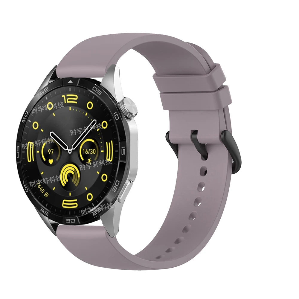 22mm 20mm Silicone Watch Straps For Huawei Watch Band GT 4 GT3 GT 2 Pro 42mm 46mm GT2E Sports Wristband Watch 4 3 Pro Bracelet