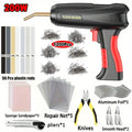 Car Bumper Repair Plastic Welding Kit 200W 2 in 1 Hot Stapler Soldering Gun with 6 and 4 Type Staples