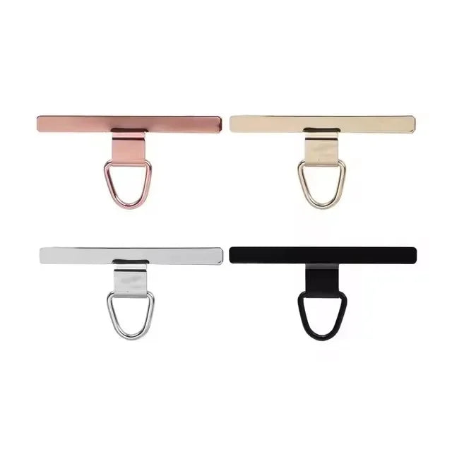4/1PCS Ultra-thin Stainless Steel Phone Tether Patch Gasket Cellphone Strap Parts Replacement Lanyard Safety Connect Piece