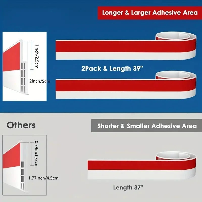 "Versatile 39.3"" Door Draft Blocker - Weatherproof Seal Strip for Noise Reduction, Insulation & Dust Prevention"
