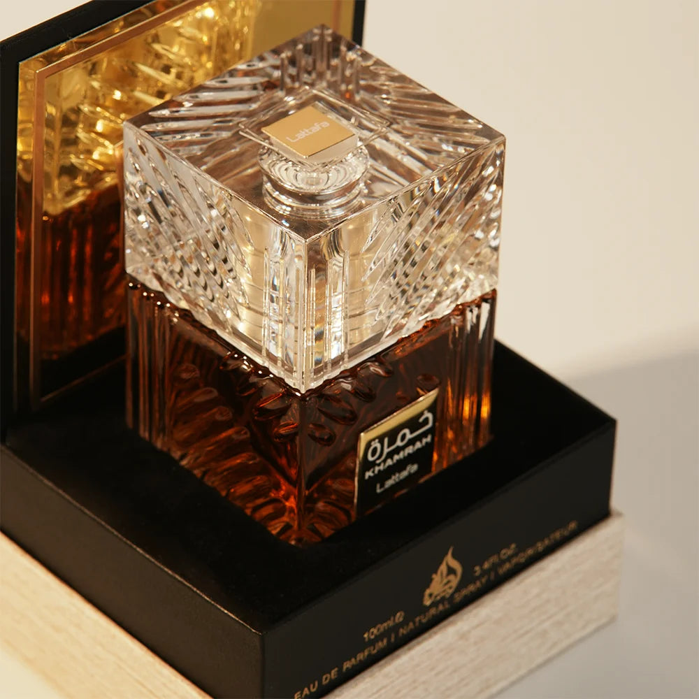 Khamrah - Vanilla, Warm Spicy, Amber, Cinnamon - Eau De Parfum Long-Lasting Fragrance for Unisex, 3.40 Ounce / 100 ml