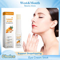Turmeric Retinol Eye Cream Stick Remove Dark Circles Fade Fine Lines Anti Eye Bags Puffiness Lift Firming Brightening Eye Care