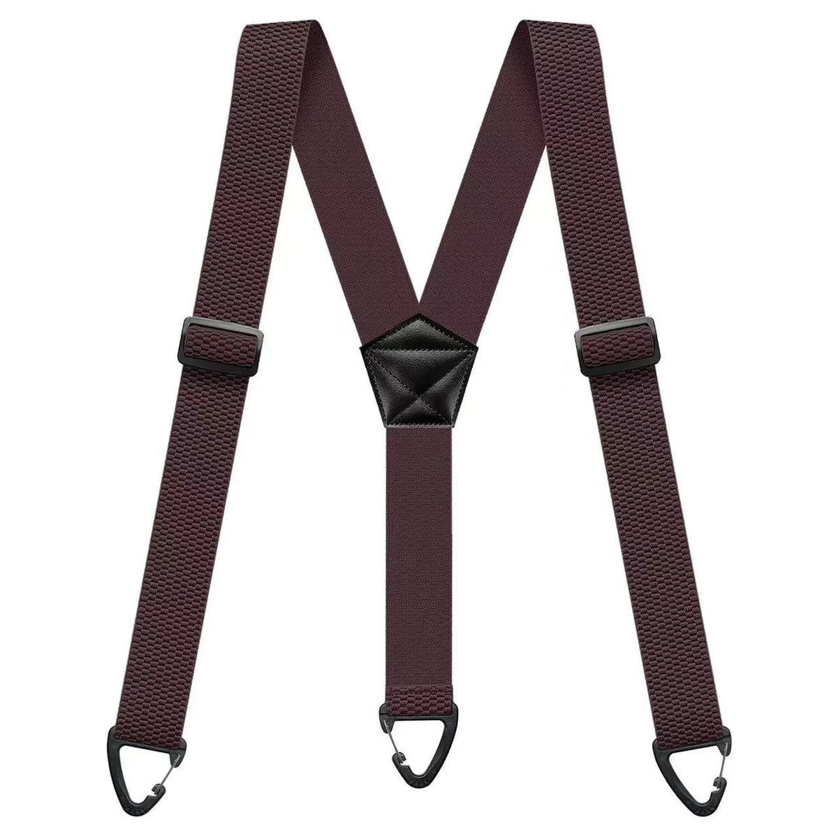 Stylish and Minimalist Adult Tactical Men’s Suspenders 4-Clip Stretch Suspenders with Triangle Buckles Workwear-Style Suspenders