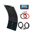 XINPUGUANG 150W 120W 100W 50W Flexible Solar Panel 18V Solar Charge 12V Battery Charger System Kit For Motor Home Camper Balcony