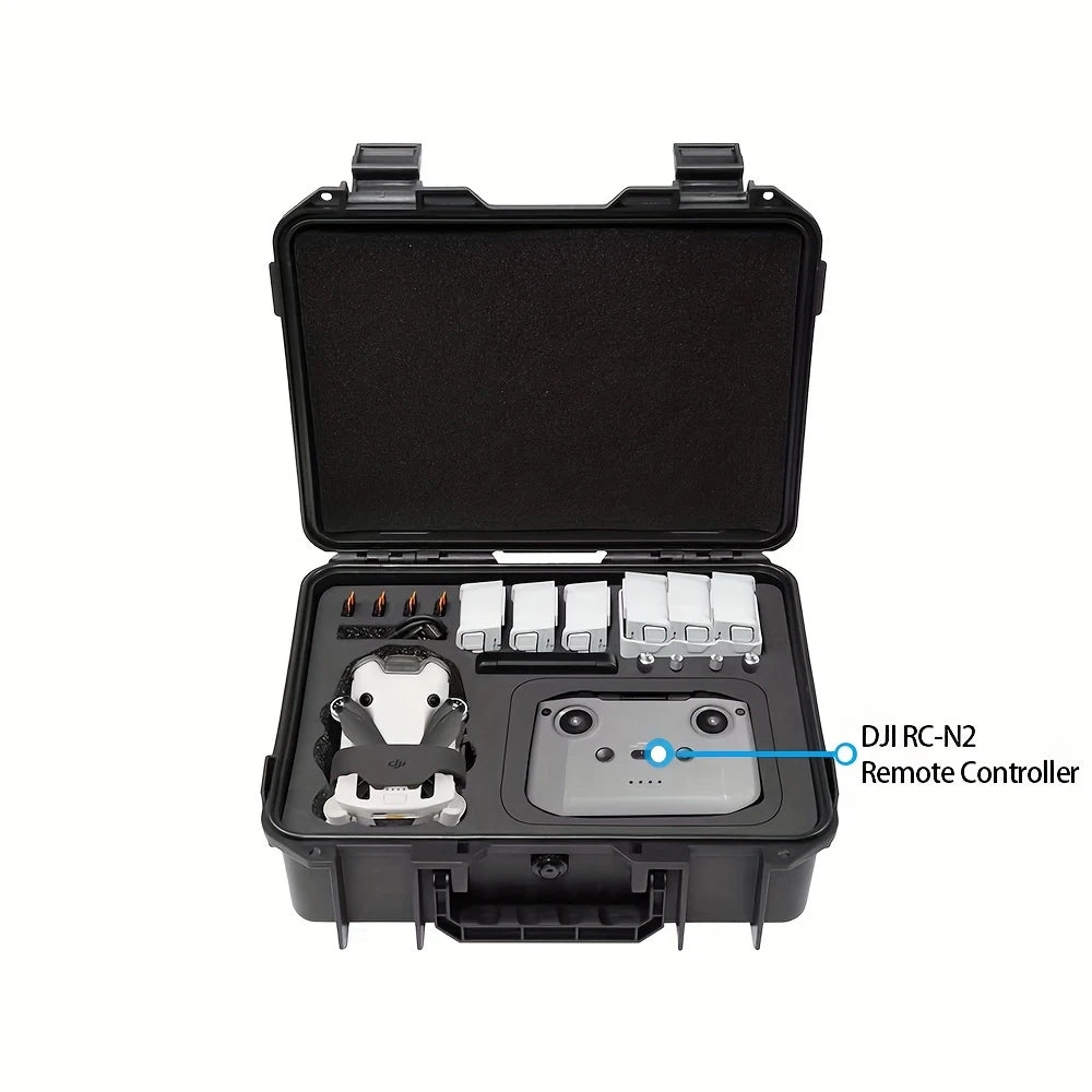 Hard Case for DJI Mini 4 Pro,Waterproof Hard Shell for DJI Drone Mini 3 Pro/Min3/RC2/RC/RC-N2/N1 Travel Carrying Storage Box