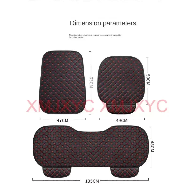 Pu Leather Car Seat Cover Cushion for HYUNDAI Tucson Santa FE I30 I40 Veloster Genesis Venue Terracan Ioniq Interior Accessories