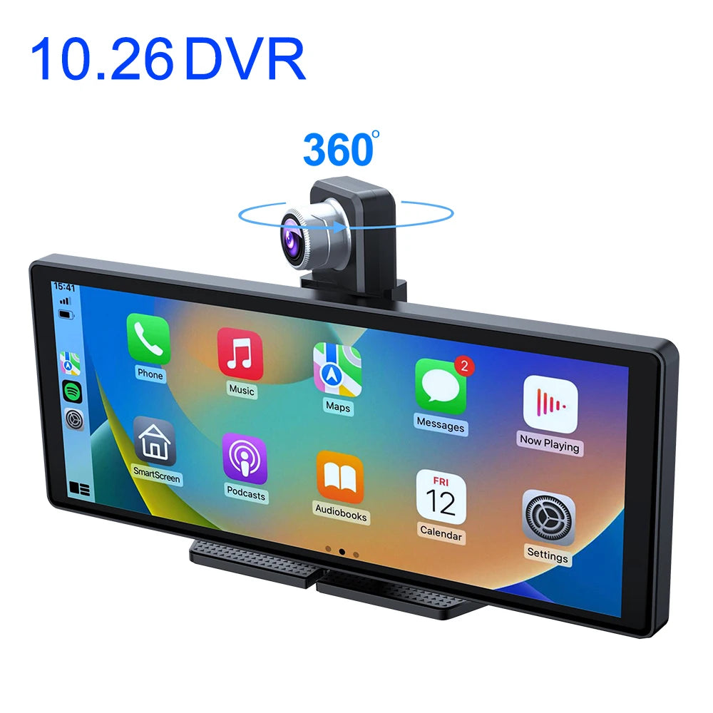 7/9/10.26 Inch Universal Portable Carplay Android Auto for Car Screen Wireless Carplay Screen Wireless Car Stereo Radio 1 2 din