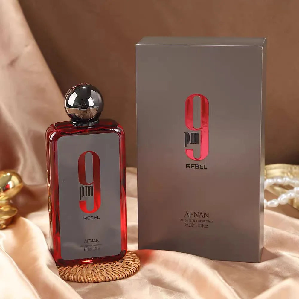 Afnan 9 pm Rebel Unisex Eau de Parfum - 3.4fl oz, Luxurious Long-Lasting Fragrance for Versatile Occasions