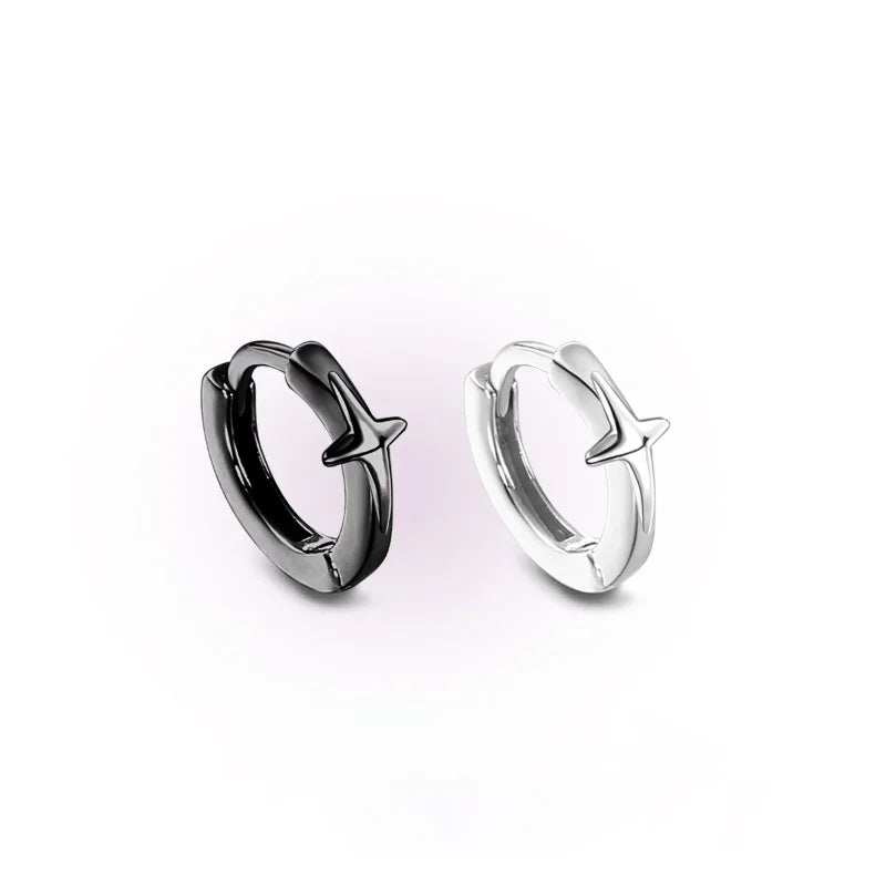 925 Sterling Silver Star Earring for Women Girl Personal Originality Trend Hip Hop Neutral Jewelry Gift Dropshipping