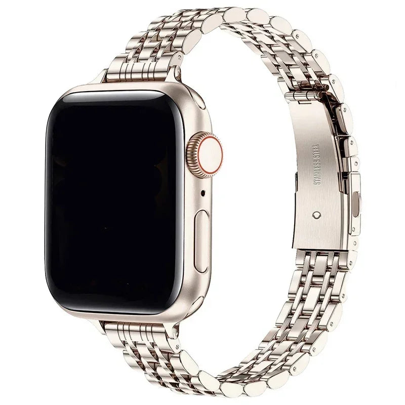 Stainless Steel Strap For Apple Watch Ultra 2 Band 49mm 42 44mm Metal Bracelet iWatch Series 10 46mm 9 8 7 6 SE 5 4 3 45mm 41mm