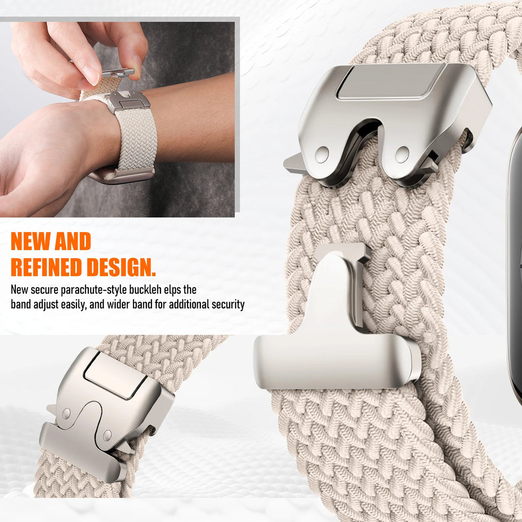 Strap For Apple Watch bands ultra2 3 49mm 40mm 44mm 46mm 42mm 45mm Parachute braided Bracelet correas IWatch Series SE 9 8 10 11