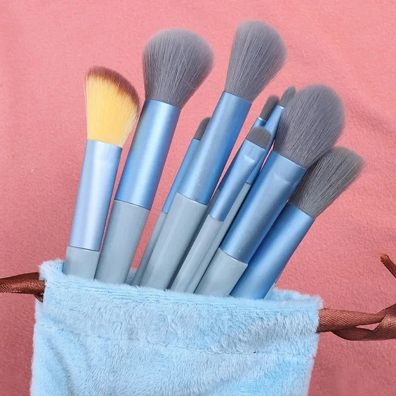 13/33pcs Professional Makeup Brush Set with Accessories for Combination Skin- Featuring Soft Brushes，Suitable for Beginners