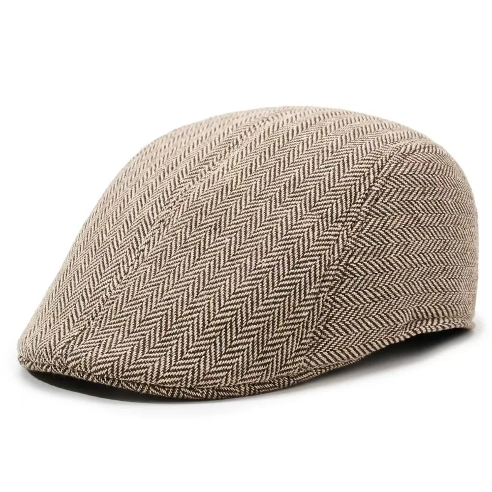 New Soft Men Berets Casual Anti-UV Newspaper Hat Dad Hat Men