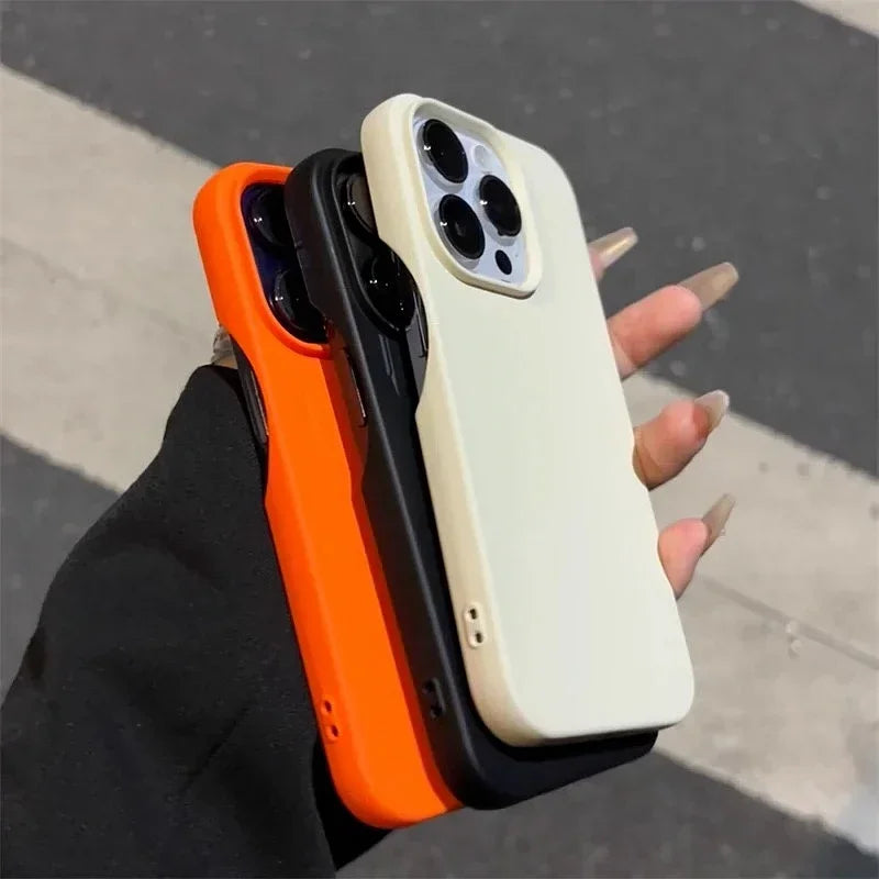 Fashion Soft Candy Liquid Silicone Phone Case For iPhone 18 17 16 11 12 13 14 15 Pro Max Plus Shockproof Bumper Back Cases Cover