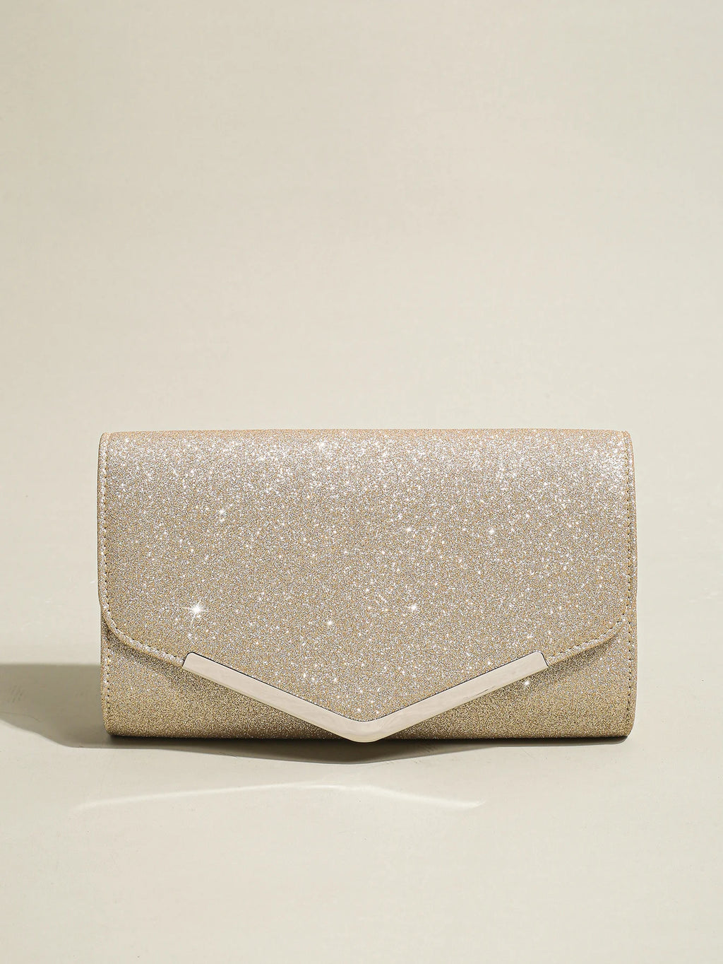 Clutch Purse Evening Bag for Women, Glitter Evening Envelope Handbag With Detachable Chain for Wedding and Party