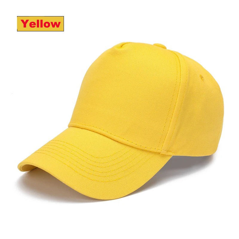 Custom Logo Embroidery Baseball Cap Diy Text Pattern Five panels Sun Hat Design Cotton Caps Wholesale Dad Hats
