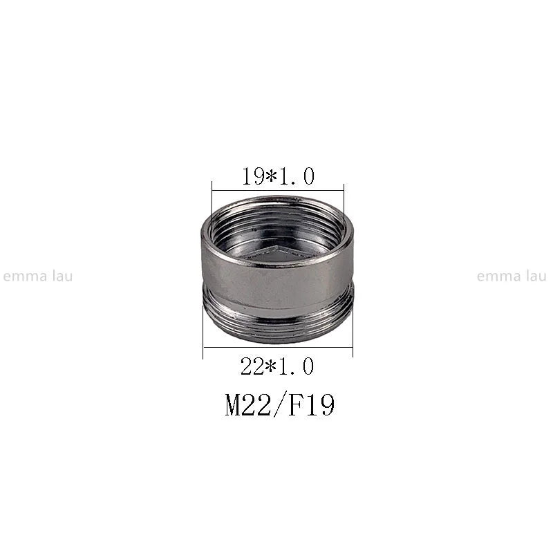 16 17 18 20 21 22 23 24 25 30mm Turn 22 Faucet Aerator Adapter Water Purifier Fittings Brass Kitchen Faucet Plumbing Accessories