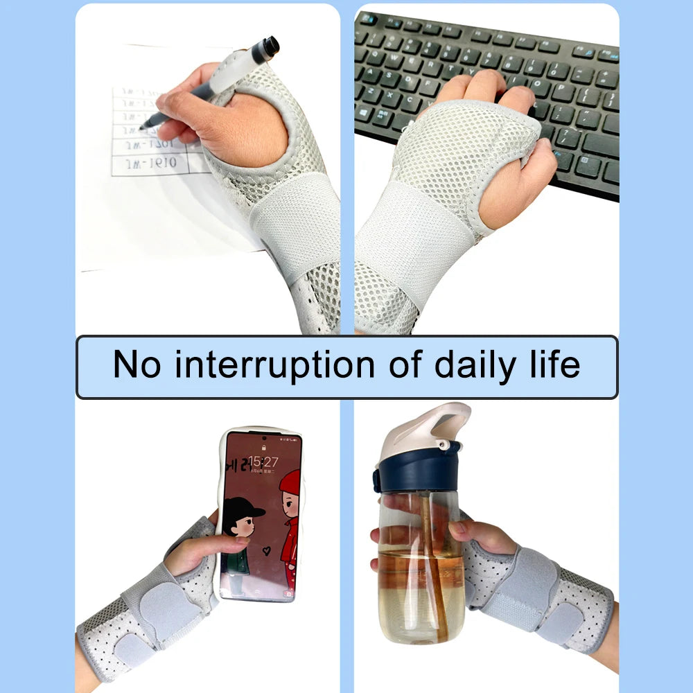 Carpal Tunnel Wrist Brace Adjustable Wrist Support Brace Wrist Compression Wrap for Arthritis Tendinitis Pain Relief