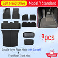 for 2026 2025 Tesla Model Y Standard Floor Mats Trunk Mat Cargo Liner Frunk Backrest Mats Car Accessories (Standard Models Only)