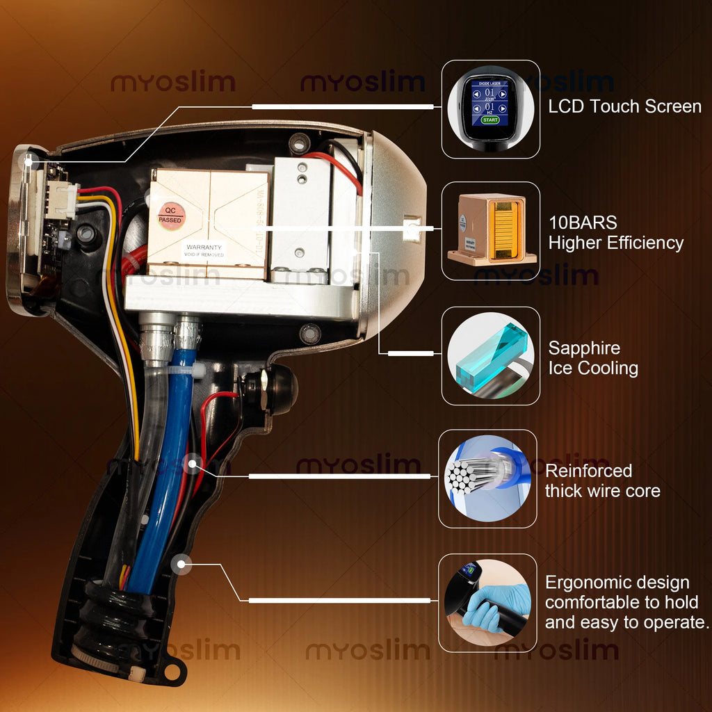 5000W FAC Professional Four-Wave 808 Diode Permanent Painless Hair Removal  Tattoo Removal Device