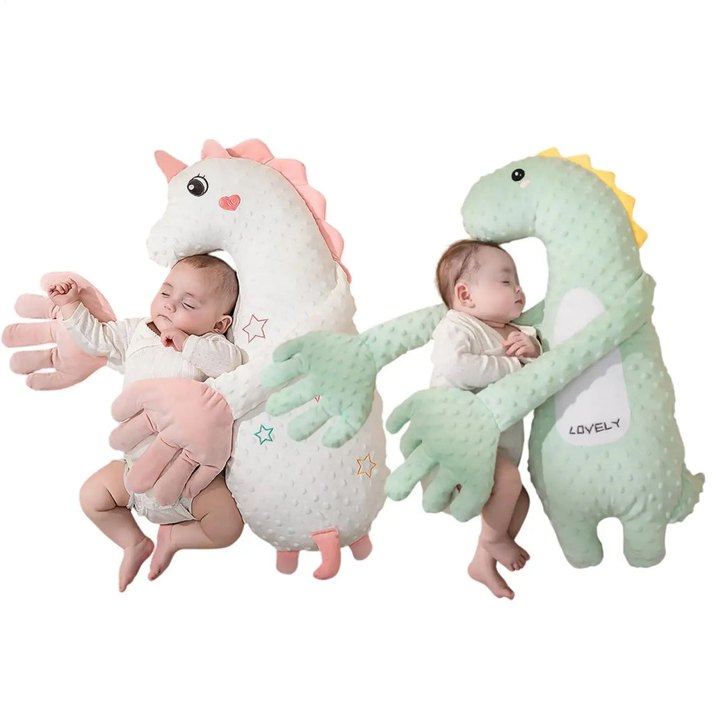 Baby Soothing Palm Patting Hand Plush Pillow Soothing Doll with Remote Control 3 Gear Adjustable for Bedroom Indoor Home Baby