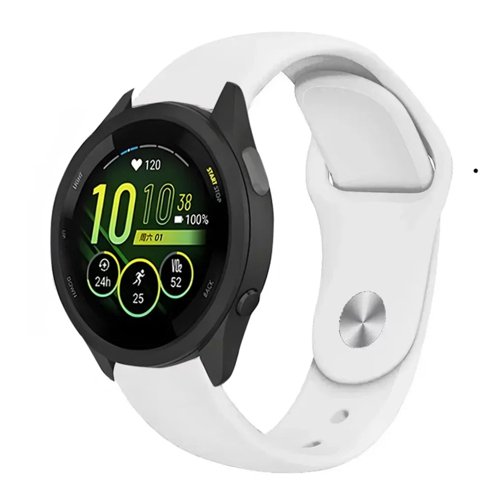 18/20/22mm Soft Silicone Strap For Gramin Forerunner 55 165 645 965 255/265 bracelet Accessories Wristband Garmin Venu 3S Correa