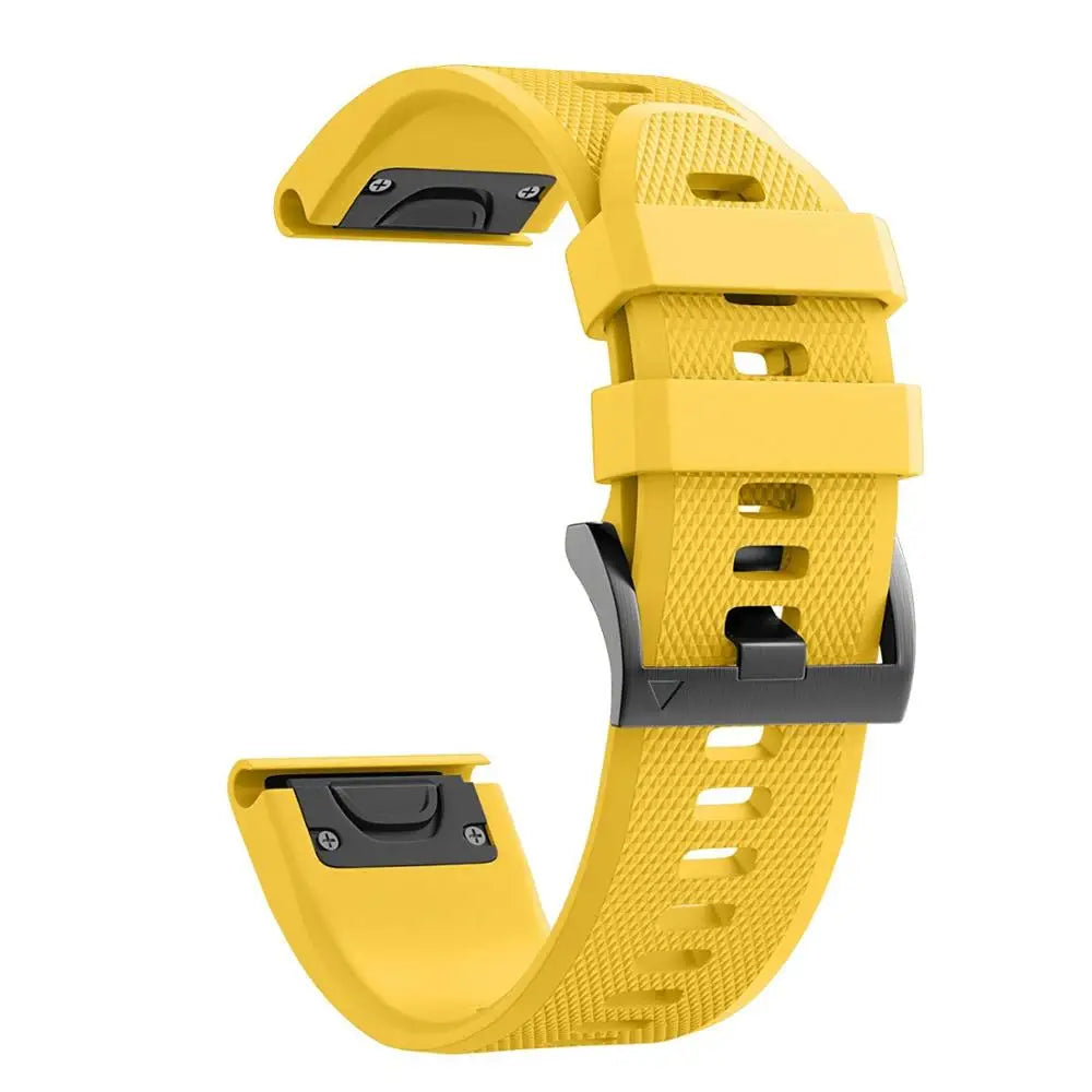 26mm 22mm Watch Strap Bracelet For Garmin Fenix 7X 7 6X 6 Pro 5X Plus 3HR 955 945 Wristband Epix Gen 2 MK2i Tactix Silicone Band