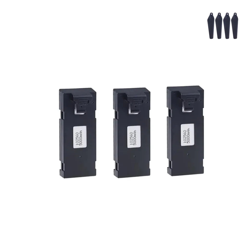 Upgrade 3.7V Drone Battery Accessory 5000mAh For E88 E88 PRO E99 PRO E525PRO Mini Uav Drone Battery 4K Drone Spare Parts Battery