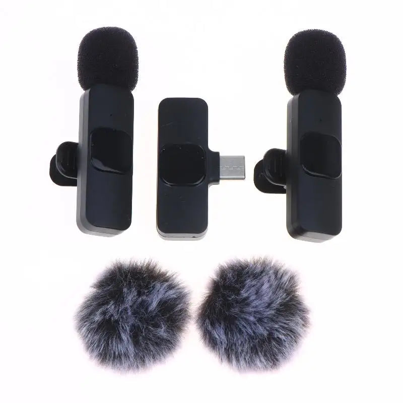 New【K9 Wireless Microphone Mini Audio Video Recording Mic For Phone Android Laptop Live Gaming Mobile Phone Microphone】