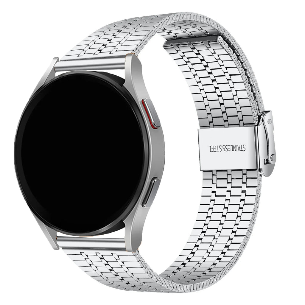 Stainless Steel Strap For Samsung Galaxy Watch 7 6 5 4 44mm 40mm 5Pro 4 Classic 20mm 22mm Bracelet Huawei GT 2 3 4 Pro 46mm Band