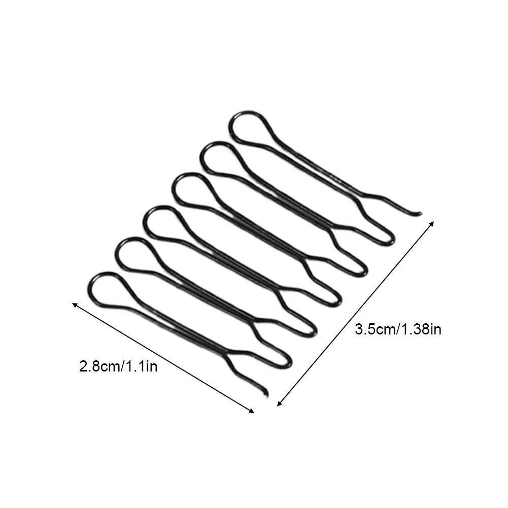 10/20pcs Invisible Broken Hair Hairpin Styling Accessories Bang Fixed Insert Comb Women Adult Tiara Tools Roll Curve Needle Gift
