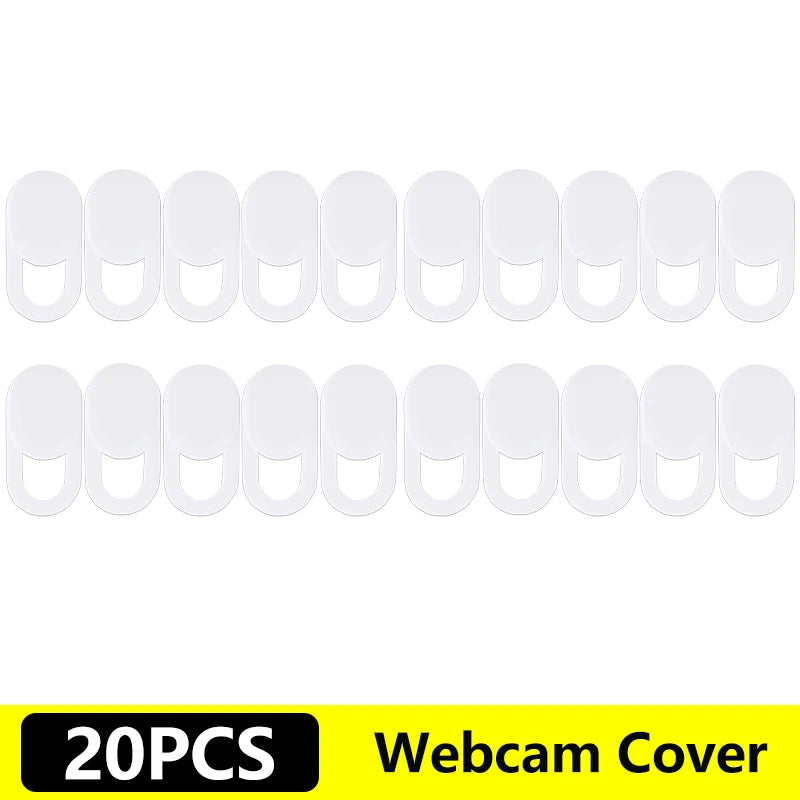 1-20Pcs Ultra-Thin Laptop Webcam Cover Self-adhesive Lens Protector For iPad Tablet PWeb Mobile Phone Lenses Privacy Sticker