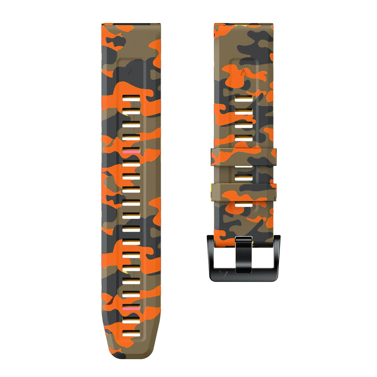 Sports Silicone Camouflage Strap For Garmin Fenix 7 7X Pro Solar Band Epix Pro (Gen 2) 47/51mm 6X Pro Bracelet 22/26mm Watchband