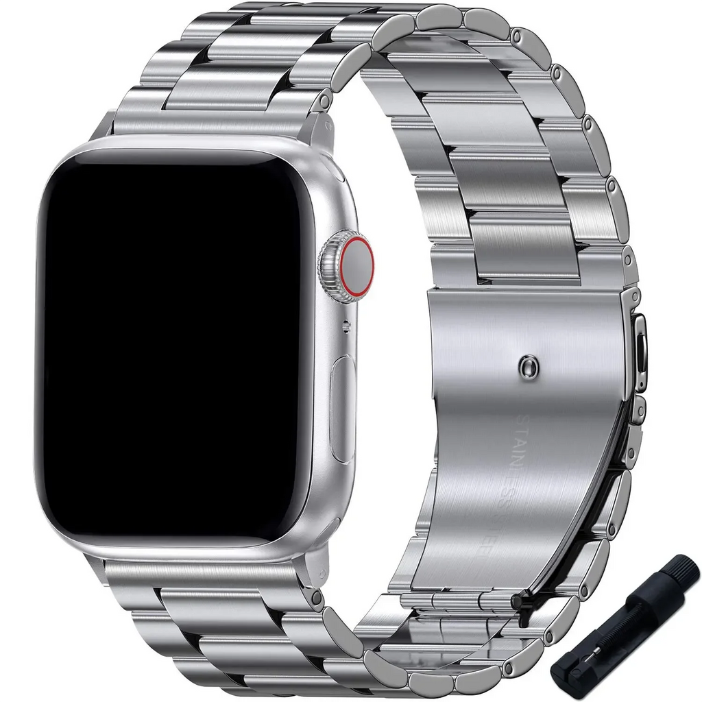 Stainless Steel Strap For Apple Watch Band 45mm Ultra 49mm 41mm 40mm 44mm Watch Strap Metal Bracelet For Iwatch Series 9 8 7 6 5