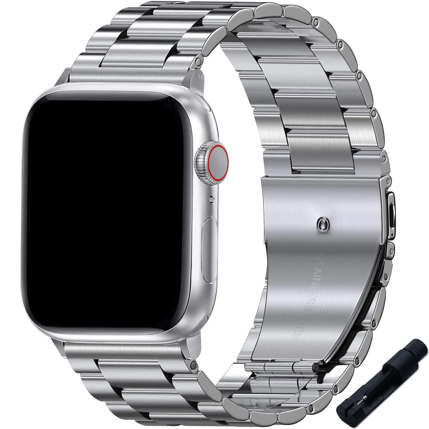 Stainless Steel Strap For Apple Watch Band 45mm Ultra 49mm 41mm 40mm 44mm Watch Strap Metal Bracelet For Iwatch Series 9 8 7 6 5