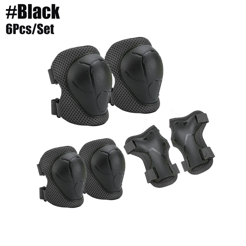 Kids Protective Gear Set Knee Pads for Kids 3-7 Years Toddler Knee and Elbow Pads with Wrist Guards for Skating Cycling Bike New