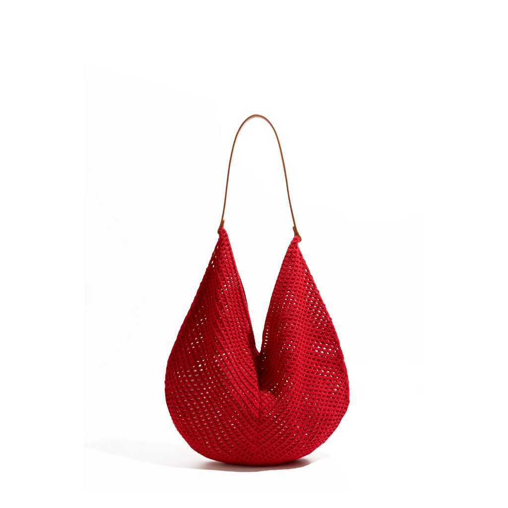 MABULA Casual Woven Beach Large Capacity Slouchy Shoulder Bag Hollow Out Weaving Underarm Bags Holiday Tote Handbag for Women