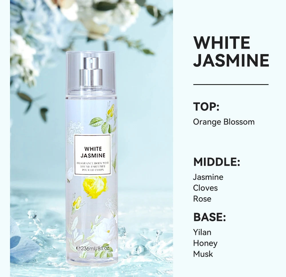 8 Fl.oz/236ml Hair & Body Mist for Women, Floral Fragrance Mist, Fresh Body Spray, Long-Lasting Perfume, Perfect for Daily Use