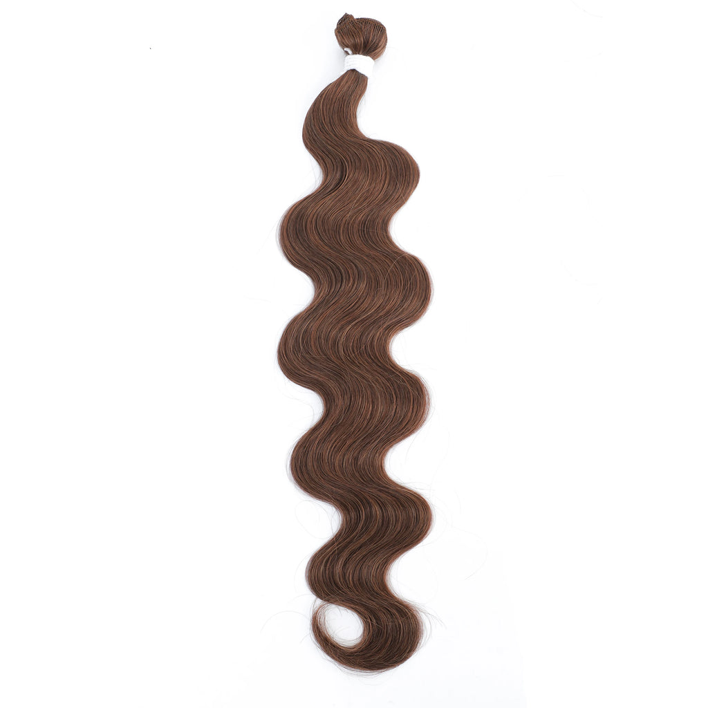 Colorful Body Wave Hair Bundles 613 Piano Blonde Natural Synthetic Hair Extensions Ombre Thick Ponytail Loose Deep Hair Weaving